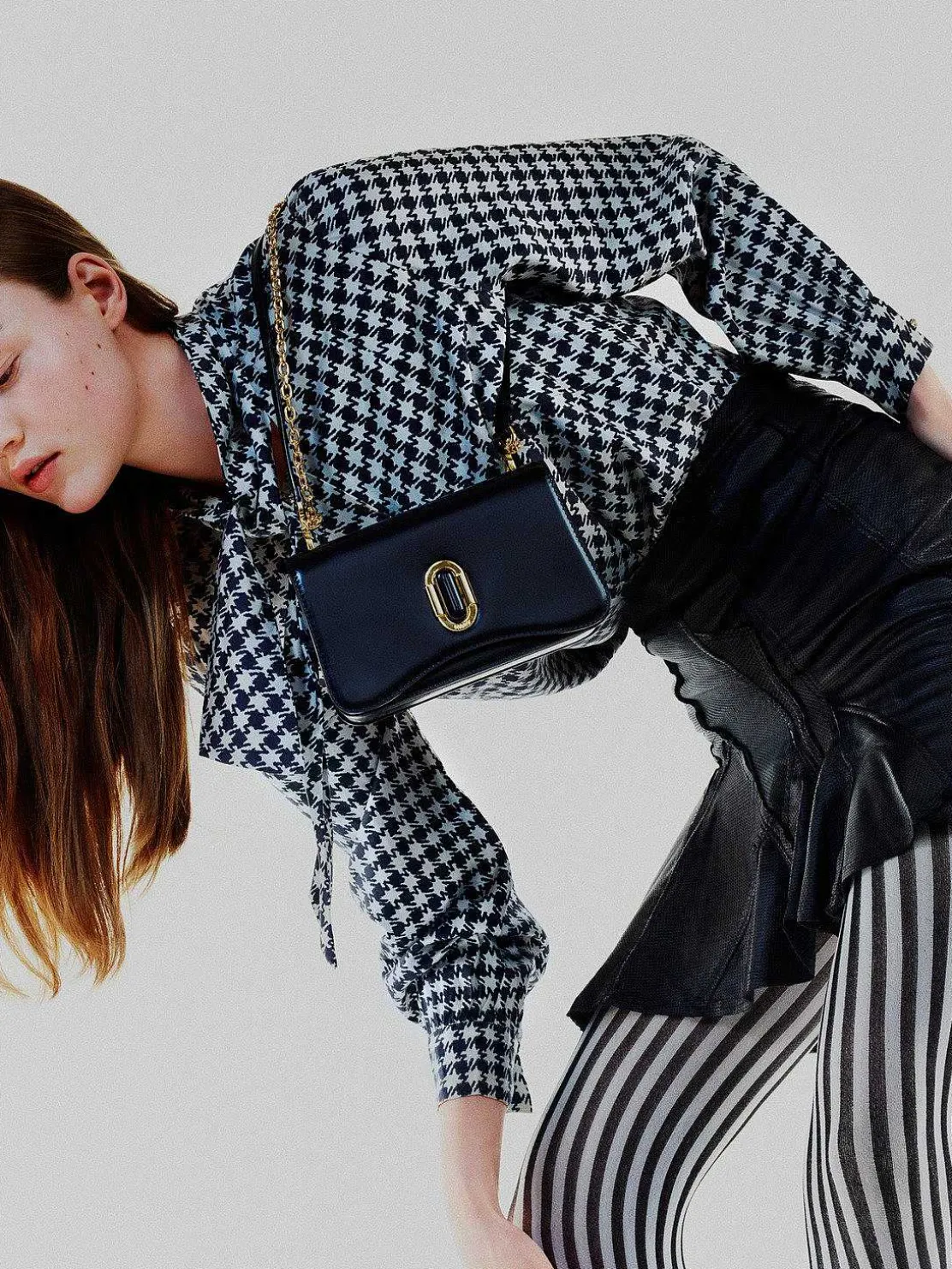 Pedro Studio Rift Leather Shoulder Bag