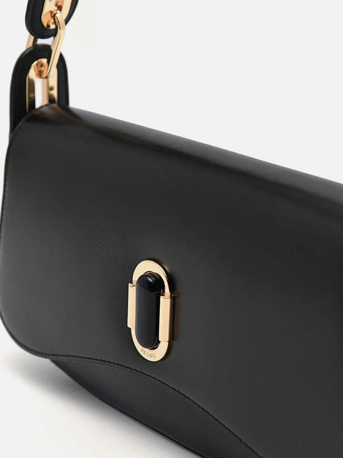 Pedro Studio Rift Leather Shoulder Bag