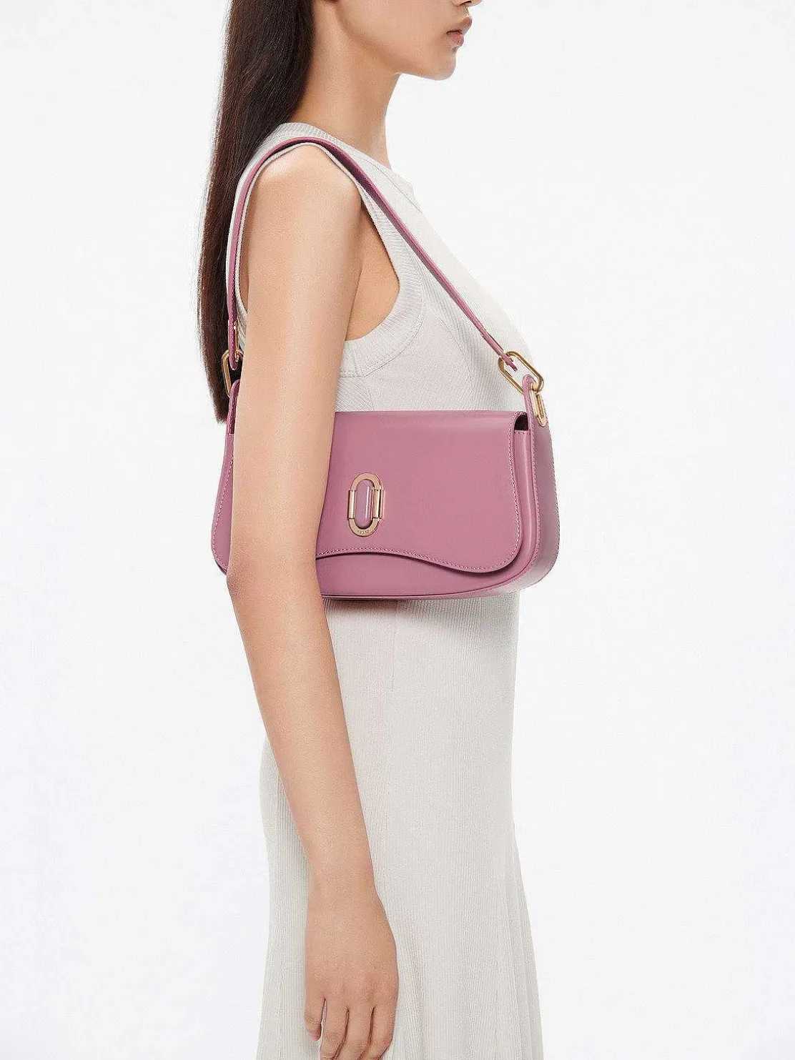 Pedro Studio Rift Leather Shoulder Bag