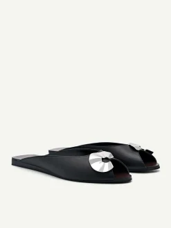 Peep Toe Slip Ons