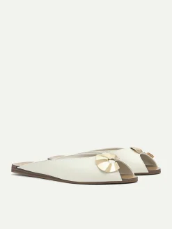 Peep Toe Slip Ons