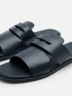 Penny Strap Slide Sandals