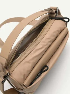 Plush Nylon Sling Bag