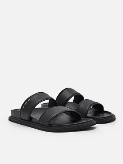 Repedro Recycled Leather Slide Sandals