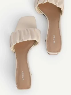 Ruched Heel Mules