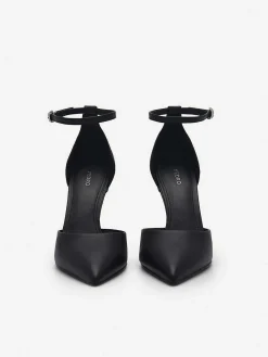 Serena Leather Heel Pumps