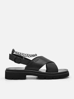 Slingback Cross Strap Sandals