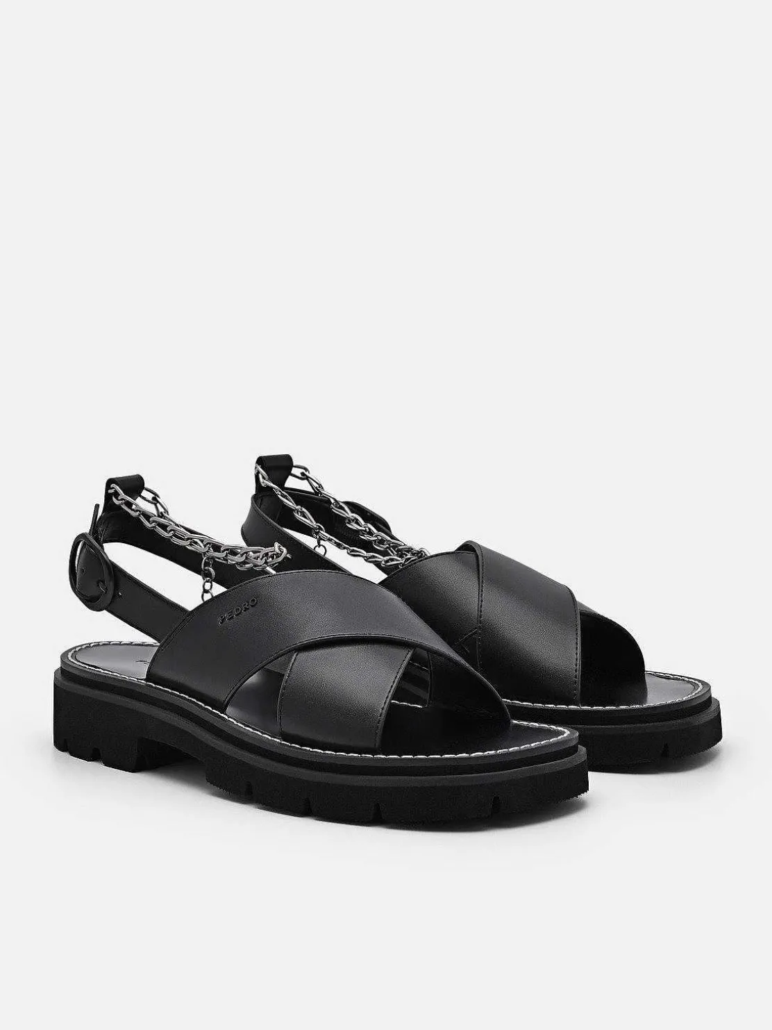 Slingback Cross Strap Sandals