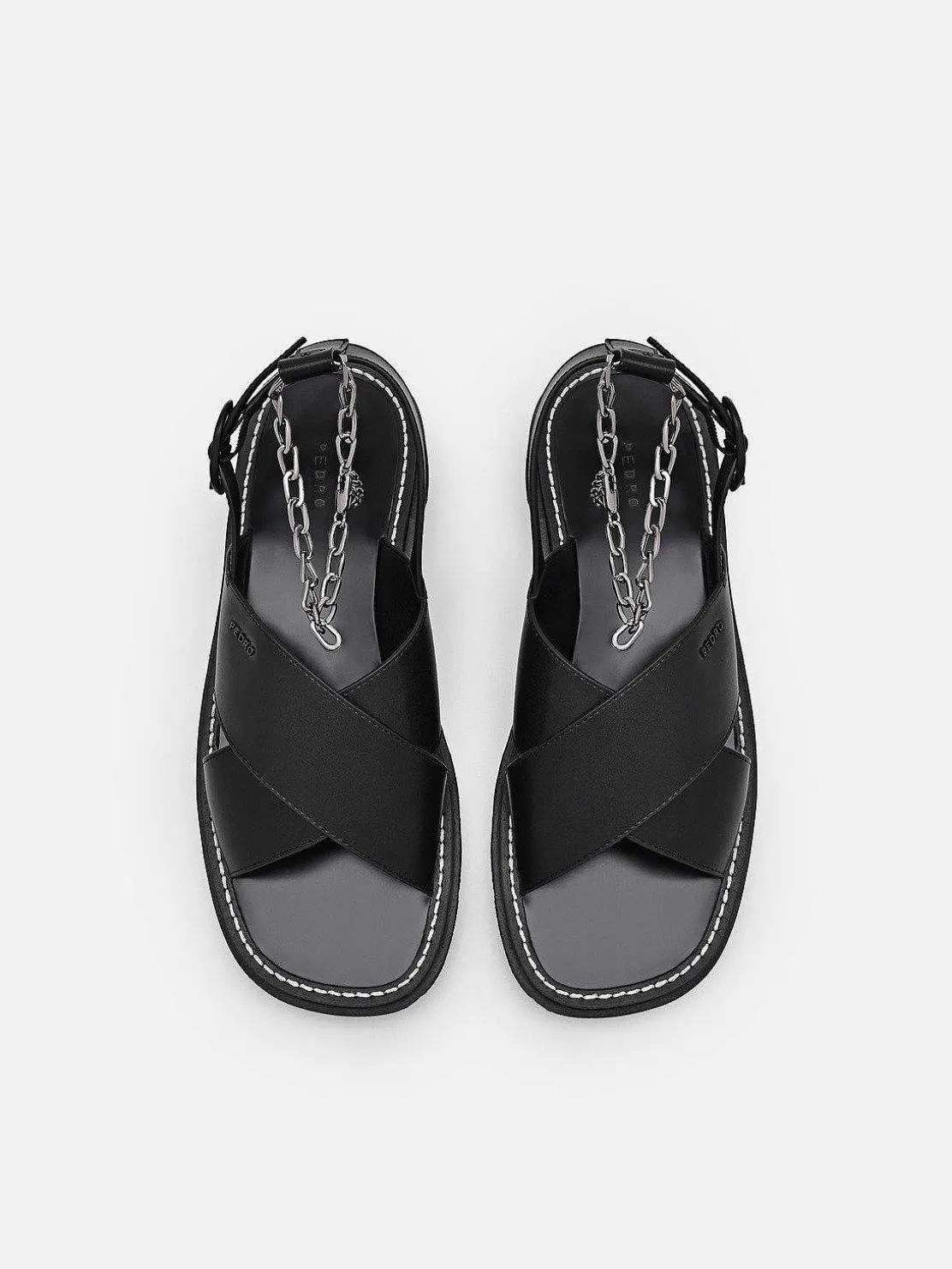 Slingback Cross Strap Sandals