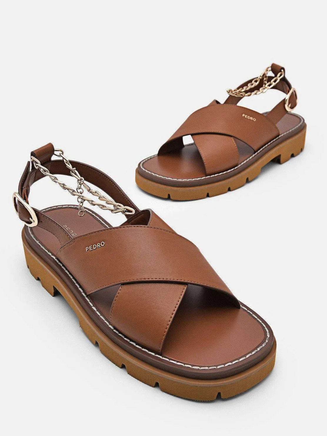 Slingback Cross Strap Sandals
