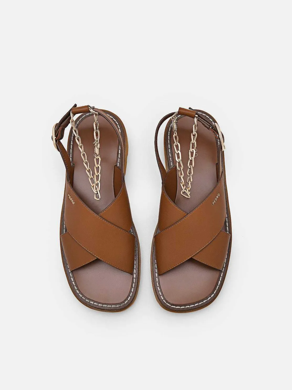 Slingback Cross Strap Sandals