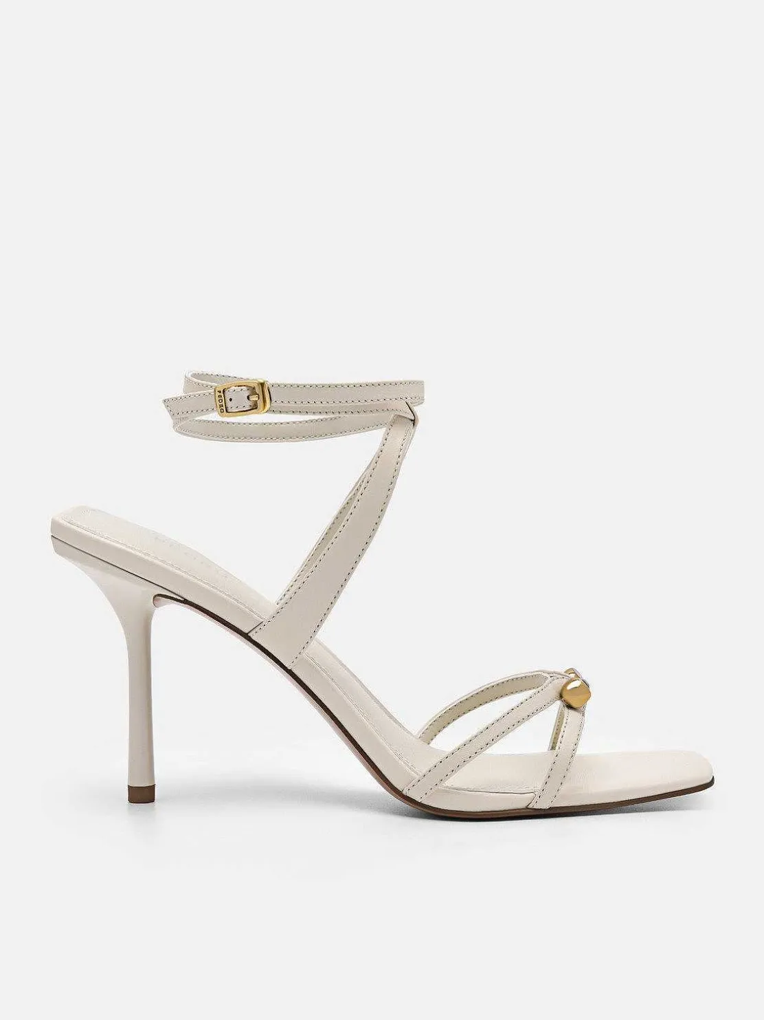 Sofia Leather Heel Sandals