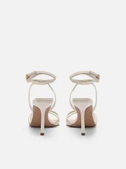 Sofia Leather Heel Sandals