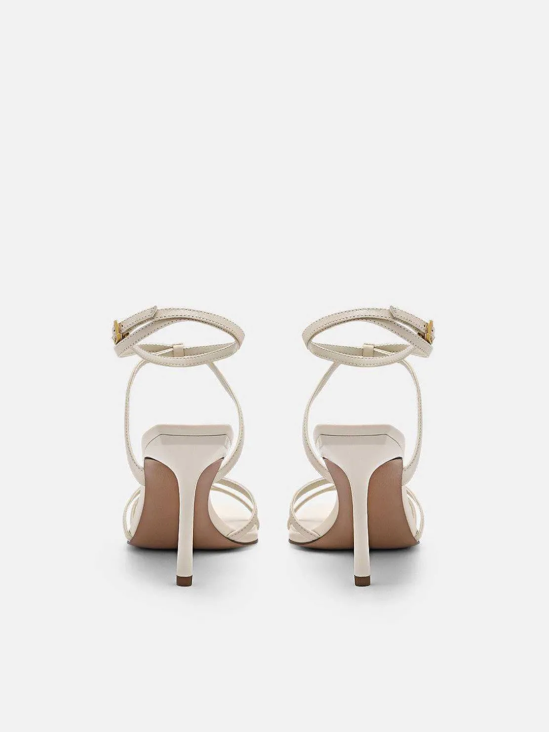 Sofia Leather Heel Sandals