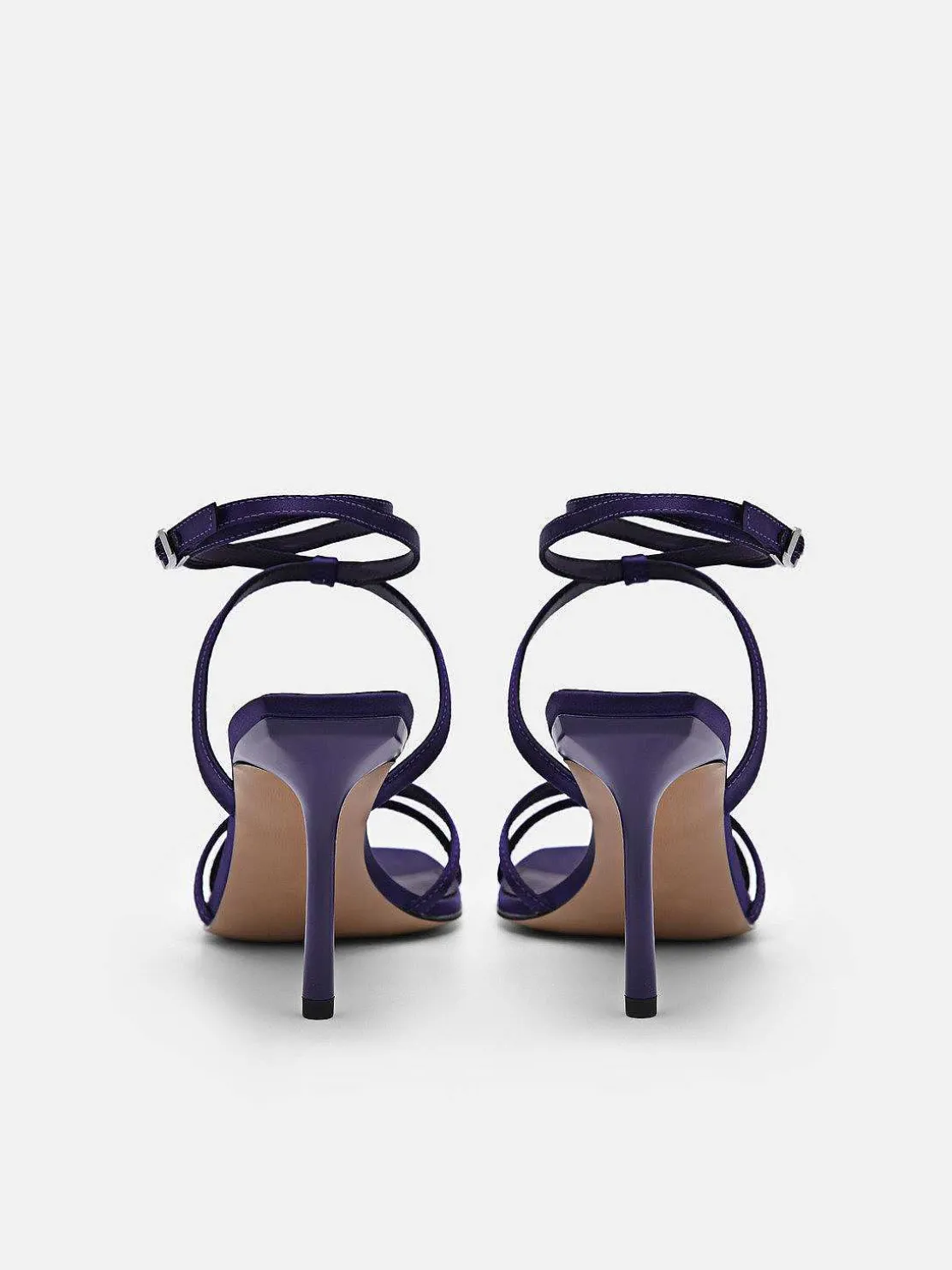 Sofia Leather Heel Sandals