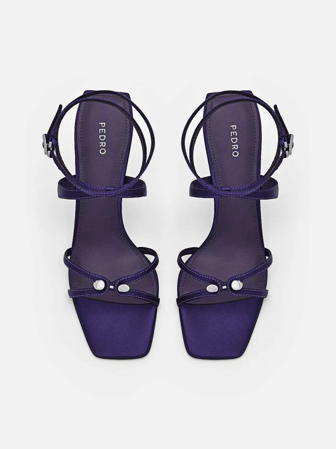 Sofia Leather Heel Sandals