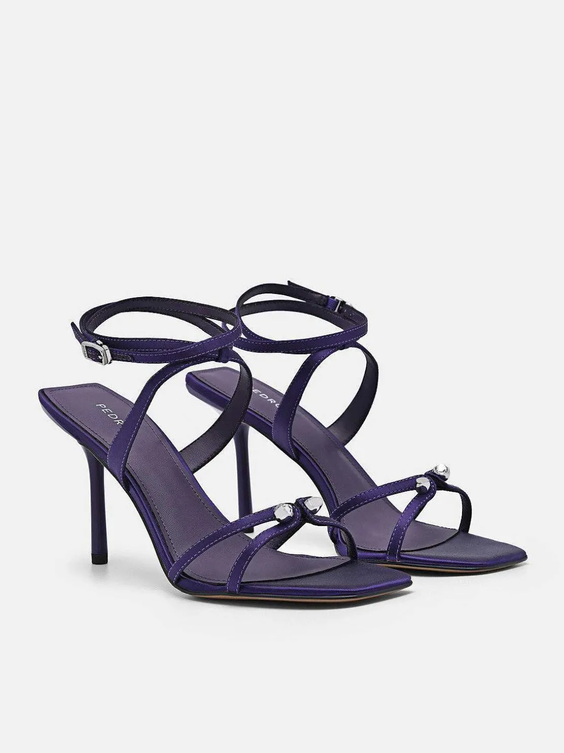 Sofia Leather Heel Sandals