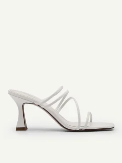 Strappy Heel Sandals - White