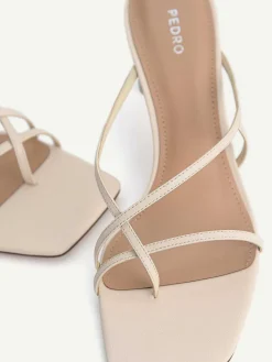 Strappy Toe Loop Heel Sandals