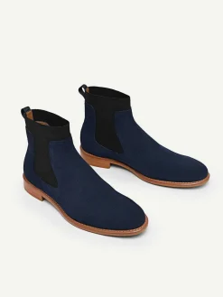 Suede Leather Chelsea Boots