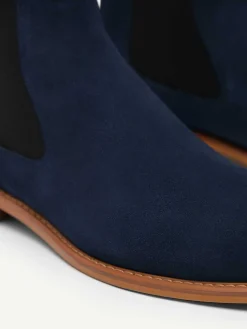 Suede Leather Chelsea Boots