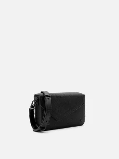Taper Leather Boxy Sling Bag