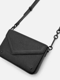 Taper Leather Boxy Sling Bag