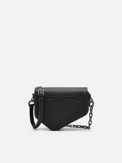 Taper Leather Mini Sling Bag
