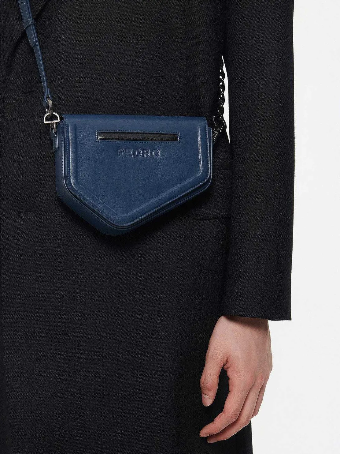Taper Leather Mini Sling Bag
