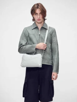 Taper Leather Sling Bag