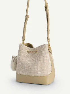 Tweed Bucket Bag