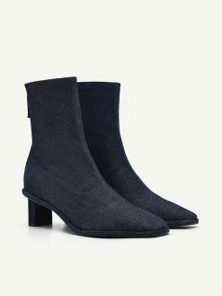 Vanessa Denim Ankle Boots