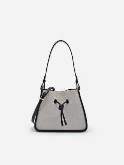 Yasmin Linen Bucket Bag
