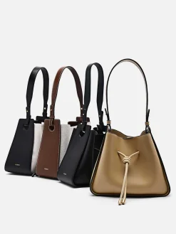 Yasmin Linen Bucket Bag